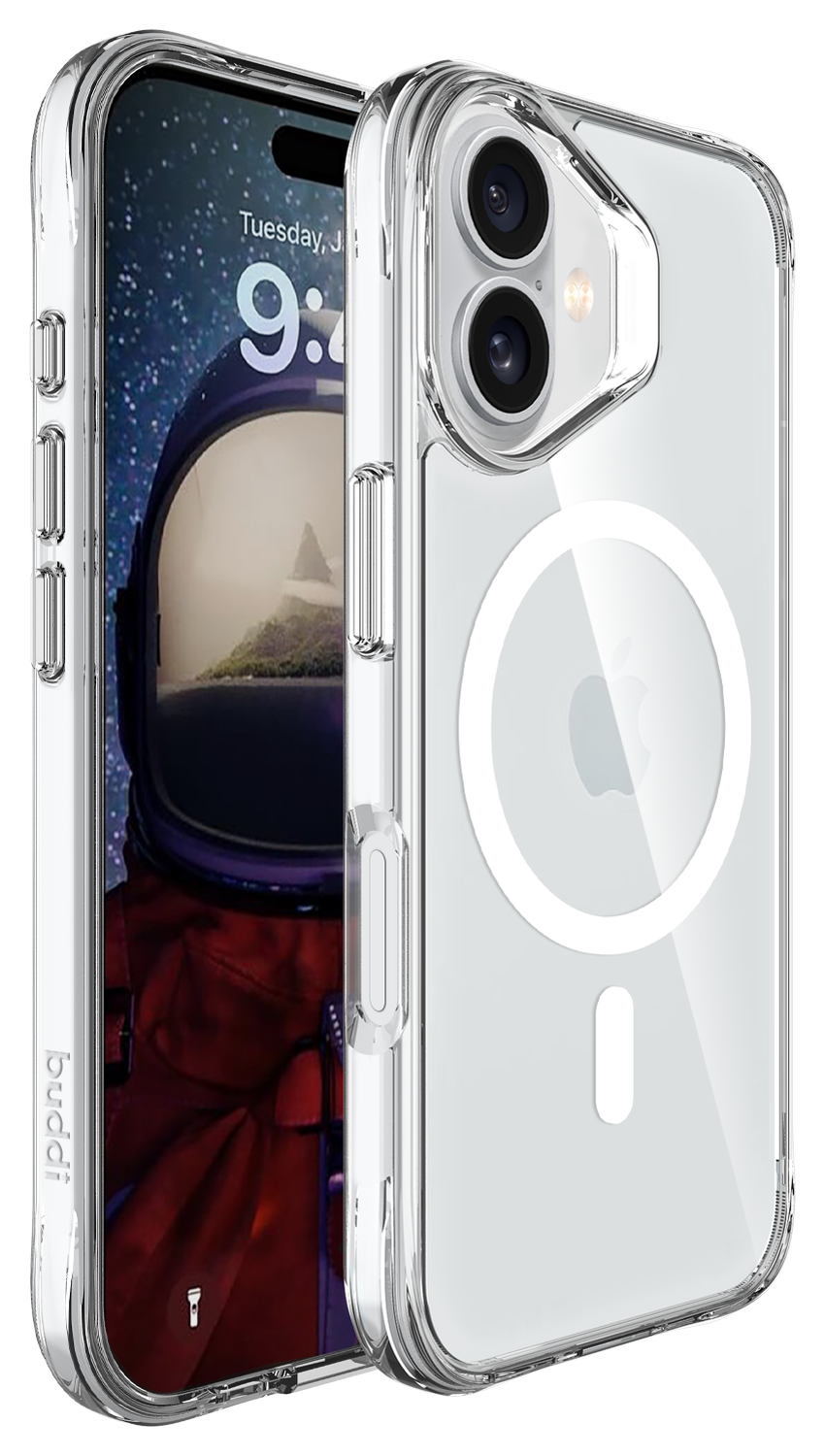 Buddi Core Apple iPhone 16 Hoesje MagSafe Back Cover Transparant afbeelding 8