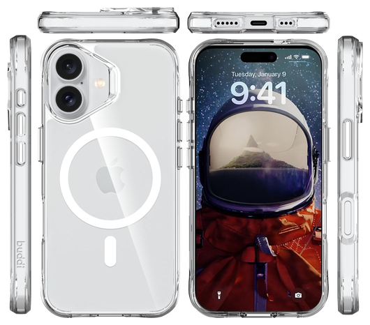 Buddi Core Apple iPhone 16 Hoesje MagSafe Back Cover Transparant afbeelding 10