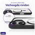 Buddi Hybrid Apple iPhone 16 Hoesje MagSafe Back Cover Transparant Zwart afbeelding 5