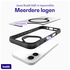 Buddi Hybrid Apple iPhone 16 Hoesje MagSafe Back Cover Transparant Zwart afbeelding 7