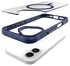 Buddi Hybrid Apple iPhone 16 Hoesje MagSafe Back Cover Transparant Blauw afbeelding 10