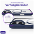 Buddi Hybrid Apple iPhone 16 Hoesje MagSafe Back Cover Transparant Blauw afbeelding 5
