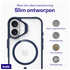 Buddi Hybrid Apple iPhone 16 Hoesje MagSafe Back Cover Transparant Blauw afbeelding 6