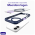 Buddi Hybrid Apple iPhone 16 Hoesje MagSafe Back Cover Transparant Blauw afbeelding 7