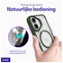 Buddi Hybrid Apple iPhone 16 Hoesje MagSafe Back Cover Transparant Groen afbeelding 4