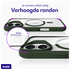 Buddi Hybrid Apple iPhone 16 Hoesje MagSafe Back Cover Transparant Groen afbeelding 5