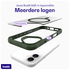 Buddi Hybrid Apple iPhone 16 Hoesje MagSafe Back Cover Transparant Groen afbeelding 7