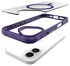 Buddi Hybrid Apple iPhone 16 Hoesje MagSafe Back Cover Transparant Paars afbeelding 10
