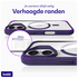 Buddi Hybrid Apple iPhone 16 Hoesje MagSafe Back Cover Transparant Paars afbeelding 5