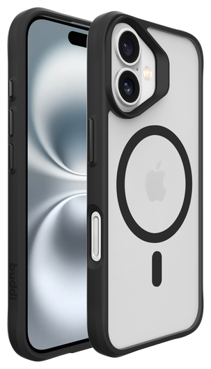 Buddi Hybrid Apple iPhone 16 Hoesje MagSafe Back Cover Matte Zwart afbeelding 8