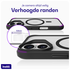 Buddi Hybrid Apple iPhone 16 Hoesje MagSafe Back Cover Matte Zwart afbeelding 5