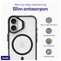 Buddi Hybrid Apple iPhone 16 Hoesje MagSafe Back Cover Matte Zwart afbeelding 6