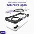 Buddi Hybrid Apple iPhone 16 Hoesje MagSafe Back Cover Matte Zwart afbeelding 7