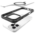Buddi Hybrid Apple iPhone 16 Pro Hoesje MagSafe Back Cover Transparant Zwart afbeelding 10