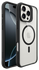 Buddi Hybrid Apple iPhone 16 Pro Hoesje MagSafe Back Cover Transparant Zwart afbeelding 8