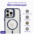 Buddi Hybrid Apple iPhone 16 Pro Hoesje MagSafe Back Cover Transparant Blauw afbeelding 6
