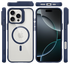 Buddi Hybrid Apple iPhone 16 Pro Hoesje MagSafe Back Cover Transparant Blauw afbeelding 9