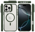 Buddi Hybrid Apple iPhone 16 Pro Hoesje MagSafe Back Cover Transparant Groen afbeelding 9
