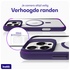 Buddi Hybrid Apple iPhone 16 Pro Hoesje MagSafe Back Cover Transparant Paars afbeelding 5