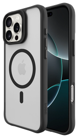 Buddi Hybrid Apple iPhone 16 Pro Hoesje MagSafe Back Cover Matte Zwart