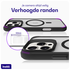 Buddi Hybrid Apple iPhone 16 Pro Hoesje MagSafe Back Cover Matte Zwart afbeelding 5