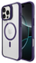 Buddi Hybrid Apple iPhone 16 Pro Max Hoesje MagSafe Back Cover Transparant Paars afbeelding 1