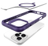 Buddi Hybrid Apple iPhone 16 Pro Max Hoesje MagSafe Back Cover Transparant Paars afbeelding 10