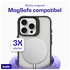 Buddi Hybrid Apple iPhone 16 Pro Max Hoesje MagSafe Back Cover Matte Zwart afbeelding 3