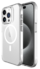 Buddi Core Apple iPhone 15 Pro Hoesje MagSafe Back Cover Transparant