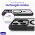 Buddi Hybrid Apple iPhone 15 Pro Hoesje MagSafe Back Cover Transparant Zwart afbeelding 5