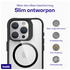 Buddi Hybrid Apple iPhone 15 Pro Hoesje MagSafe Back Cover Transparant Zwart afbeelding 6