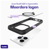 Buddi Hybrid Apple iPhone 15 Pro Hoesje MagSafe Back Cover Transparant Zwart afbeelding 7