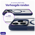 Buddi Hybrid Apple iPhone 15 Pro Hoesje MagSafe Back Cover Transparant Blauw afbeelding 5