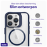 Buddi Hybrid Apple iPhone 15 Pro Hoesje MagSafe Back Cover Transparant Blauw afbeelding 6