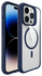 Buddi Hybrid Apple iPhone 15 Pro Hoesje MagSafe Back Cover Transparant Blauw afbeelding 8