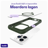 Buddi Hybrid Apple iPhone 15 Pro Hoesje MagSafe Back Cover Transparant Groen afbeelding 7