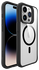 Buddi Hybrid Apple iPhone 15 Pro Max Hoesje MagSafe Back Cover Transparant Zwart afbeelding 8