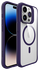 Buddi Hybrid Apple iPhone 15 Pro Max Hoesje MagSafe Back Cover Transparant Paars afbeelding 8