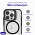 Buddi Hybrid Apple iPhone 15 Pro Max Hoesje MagSafe Back Cover Matte Zwart afbeelding 6