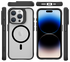 Buddi Hybrid Apple iPhone 15 Pro Max Hoesje MagSafe Back Cover Matte Zwart afbeelding 9