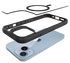 Buddi Hybrid Apple iPhone 15 / 14 / 13 Hoesje MagSafe Transparant Zwart afbeelding 10