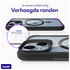 Buddi Hybrid Apple iPhone 15 / 14 / 13 Hoesje MagSafe Transparant Zwart afbeelding 5