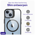 Buddi Hybrid Apple iPhone 15 / 14 / 13 Hoesje MagSafe Transparant Zwart afbeelding 6