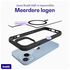 Buddi Hybrid Apple iPhone 15 / 14 / 13 Hoesje MagSafe Transparant Zwart afbeelding 7