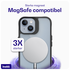 Buddi Hybrid Apple iPhone 15 / 14 / 13 Hoesje MagSafe Back Cover Matte Zwart afbeelding 3