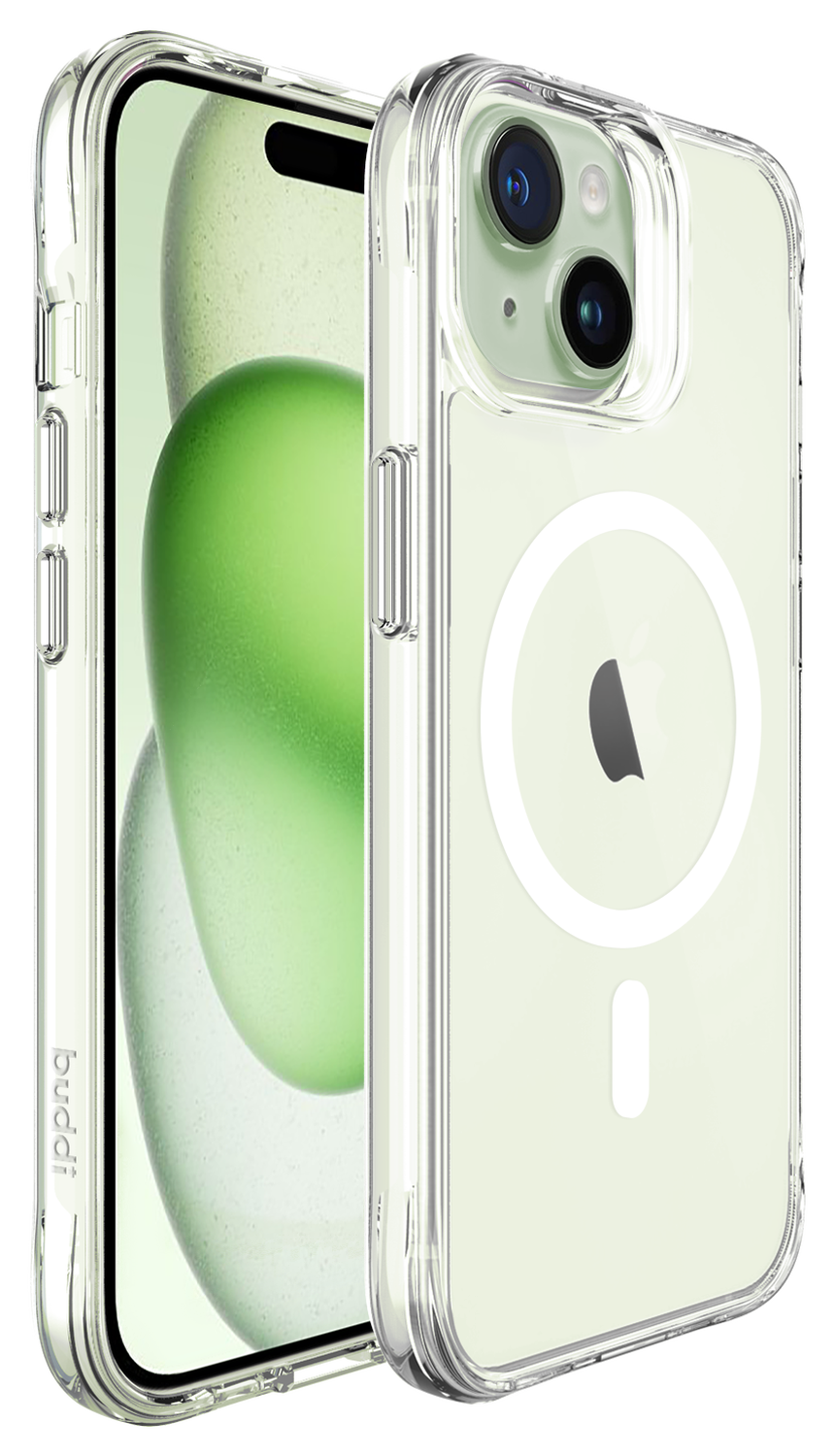 Buddi Core Apple iPhone 15 Hoesje MagSafe Back Cover Transparant afbeelding 9