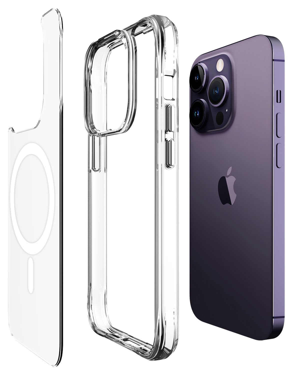 Buddi Core Apple iPhone 14 Pro Hoesje MagSafe Back Cover Transparant afbeelding 9