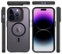 Buddi Hybrid Apple iPhone 14 Pro Hoesje MagSafe Back Cover Matte Zwart afbeelding 9