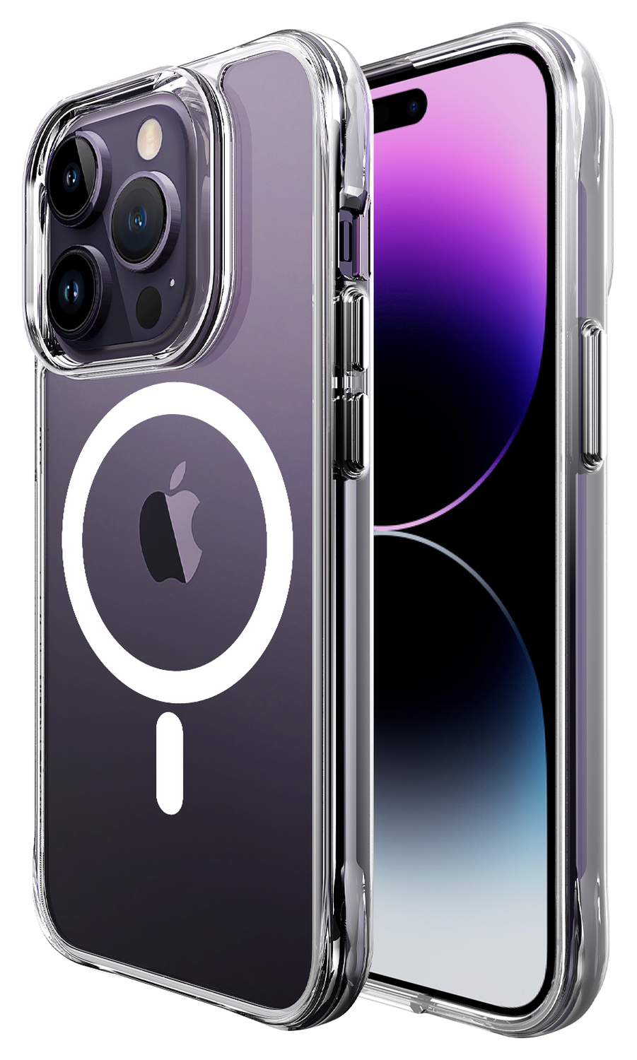 Buddi Core Apple iPhone 14 Pro Max Hoesje MagSafe Back Cover Transparant afbeelding 1