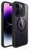 Buddi Hybrid Apple iPhone 14 Pro Max Hoesje MagSafe Back Cover Transparant Zwart afbeelding 8